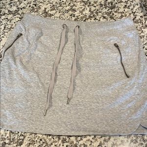 Gray active skirt